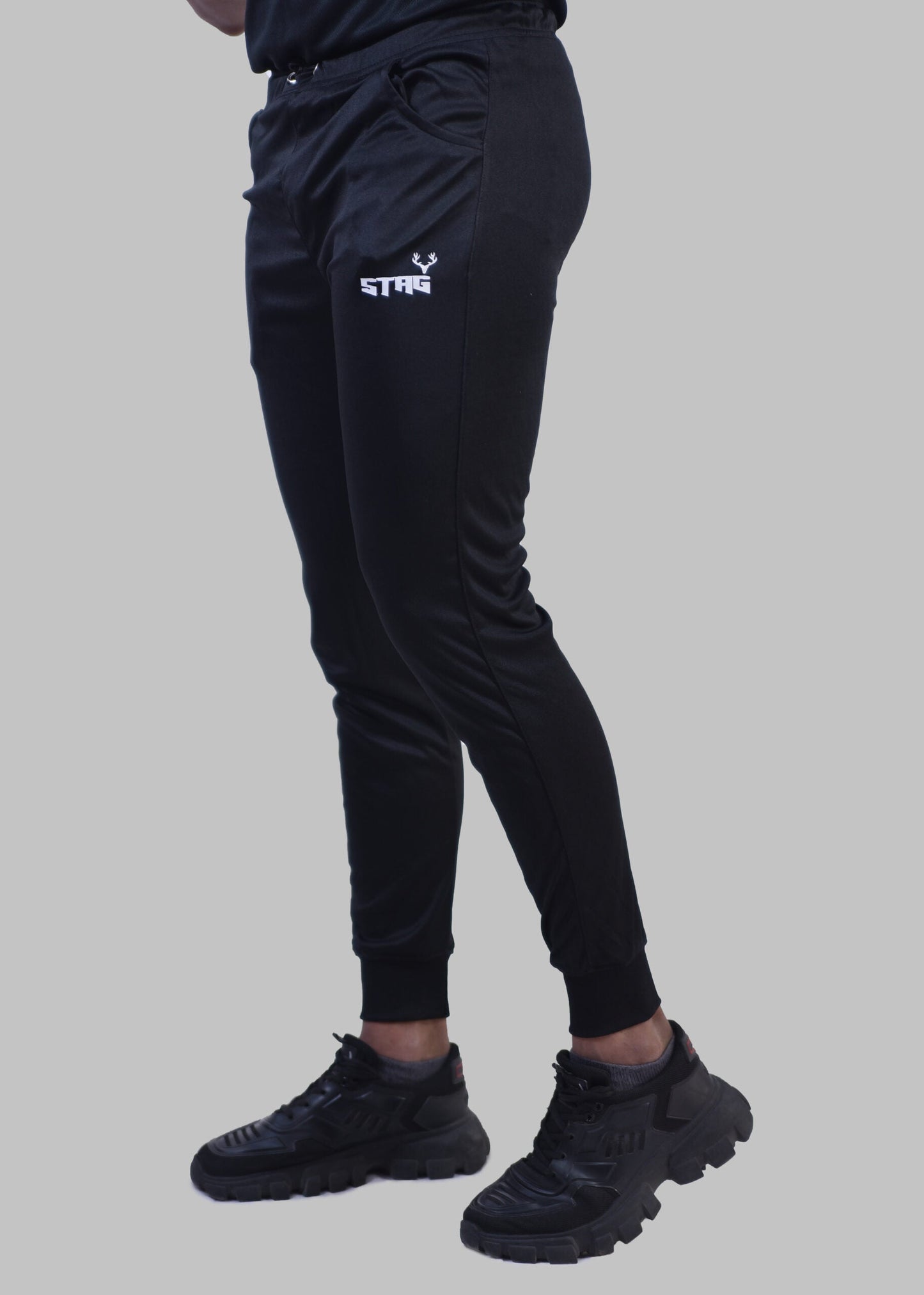 Apex Track Pants (Black) - Stag Clothing