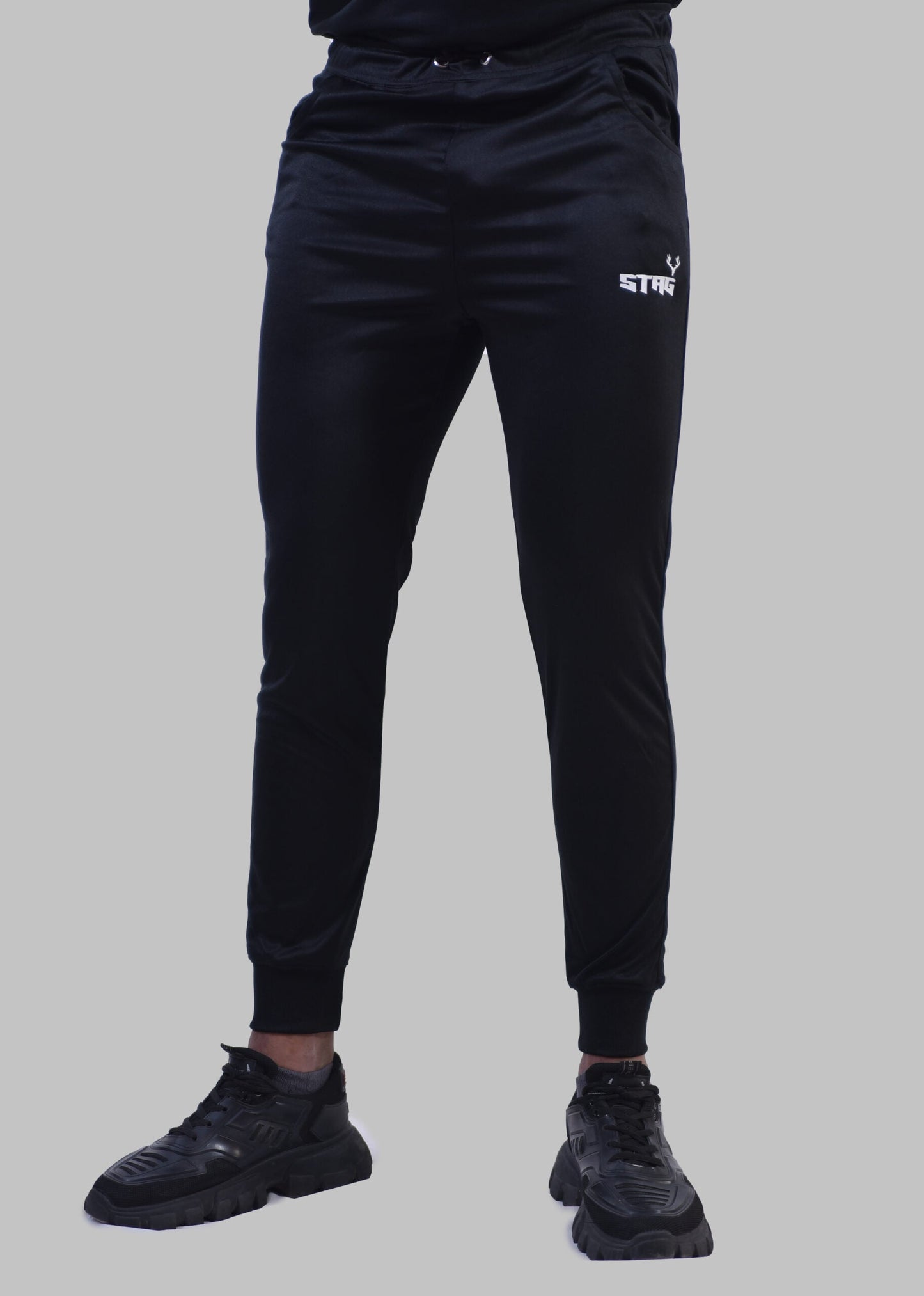 Apex Track Pants (Black) - Stag Clothing
