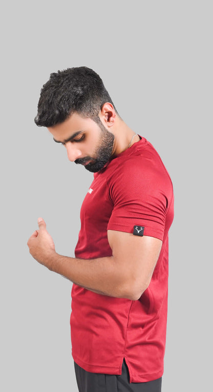 Apex Raglan Tee 1.1 (PLUM) - Stag Clothing