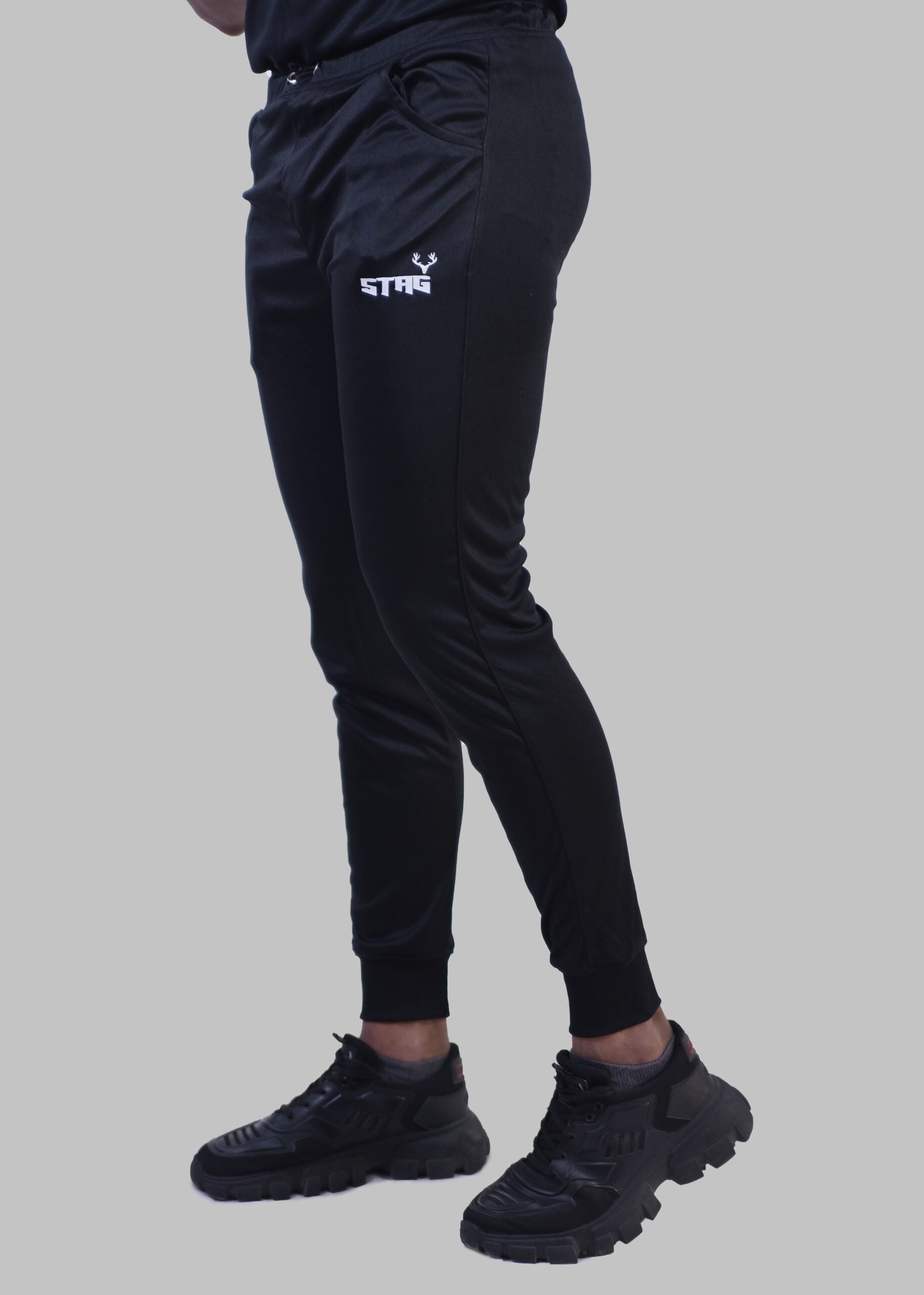 Apex Track Pants (Black) - Stag Clothing