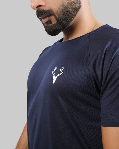 Apex Raglan Tee 2.2 (NAVY BLUE) - Stag Clothing