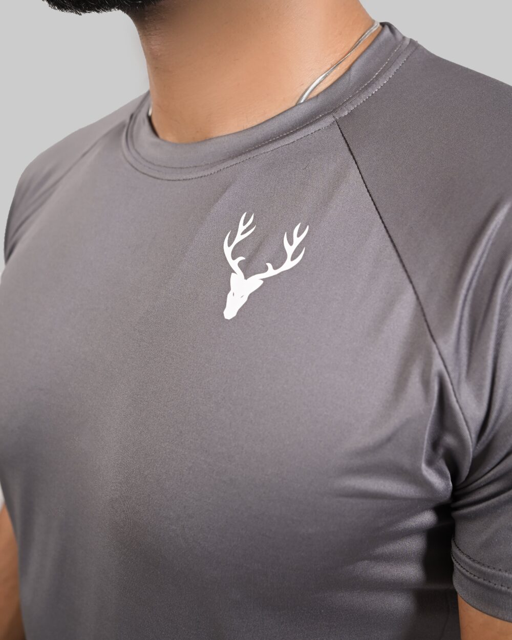 FLEX COMPRESSION TEE 4.0 (CHARCOAL) - Stag Clothing