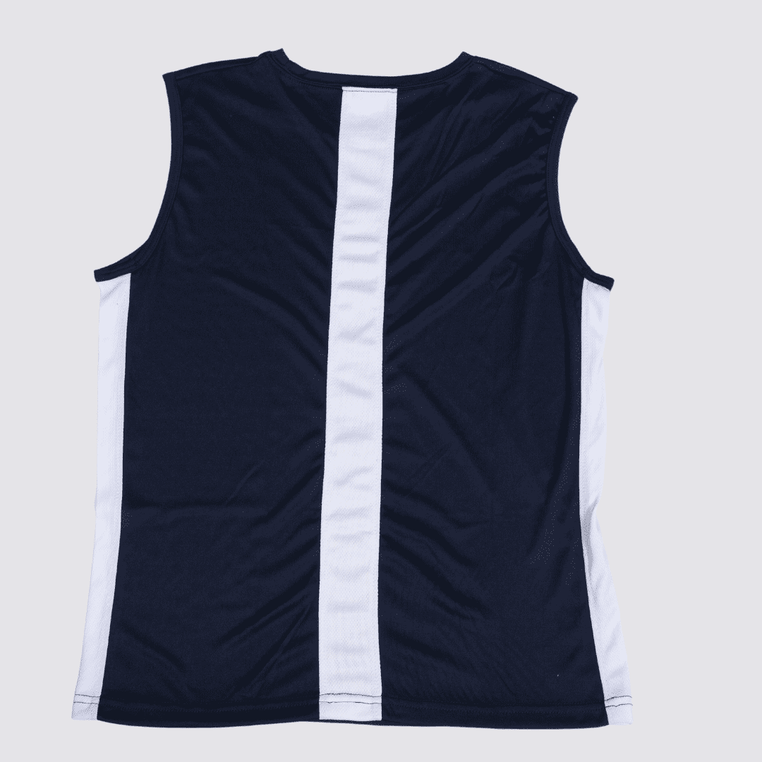 Performance Tanktop (NAVY BLUE & WHITE) - Stag Clothing