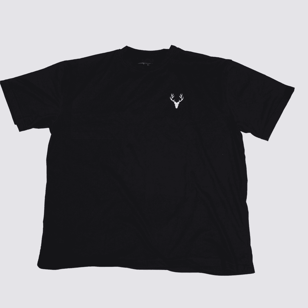 Power Oversized Tee ( Black ) - Stag Clothing
