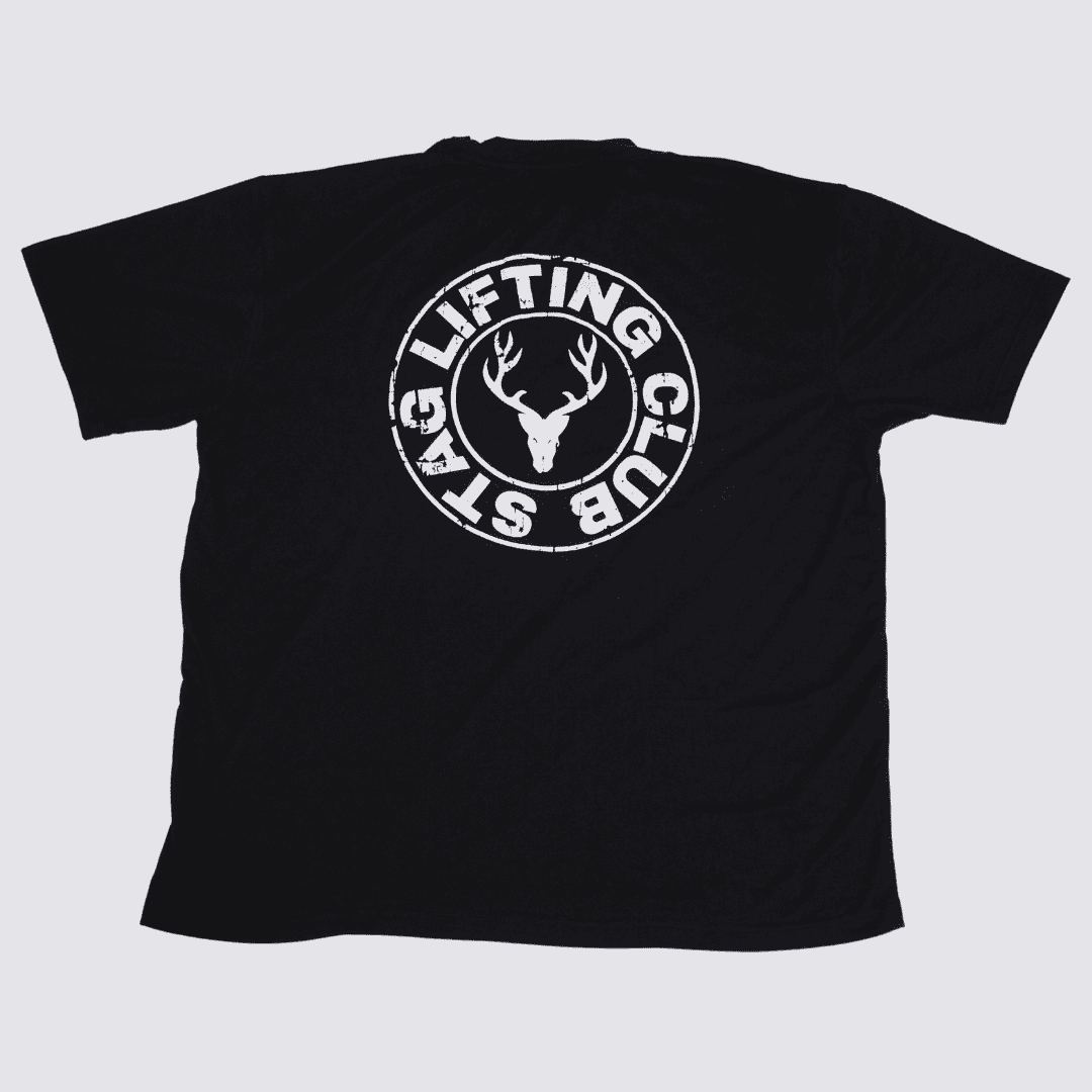 Power Oversized Tee ( Black ) - Stag Clothing