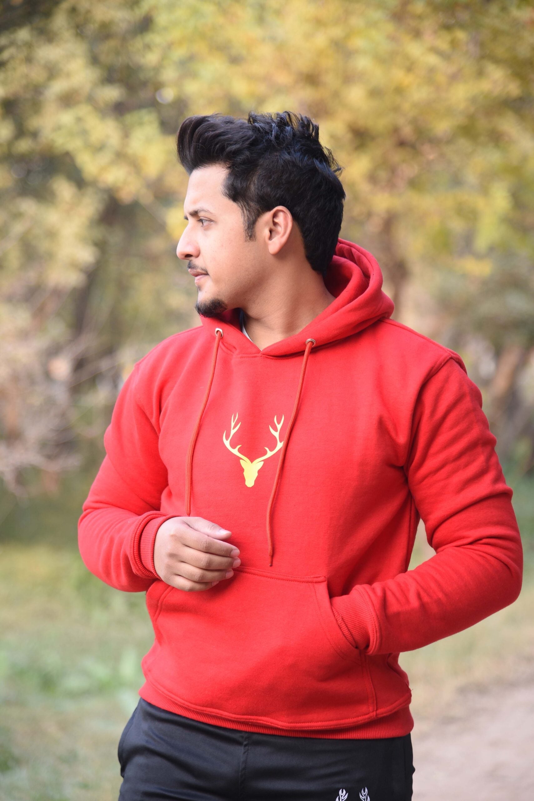 Stag Unisex Red Hoodie - Stag Clothing