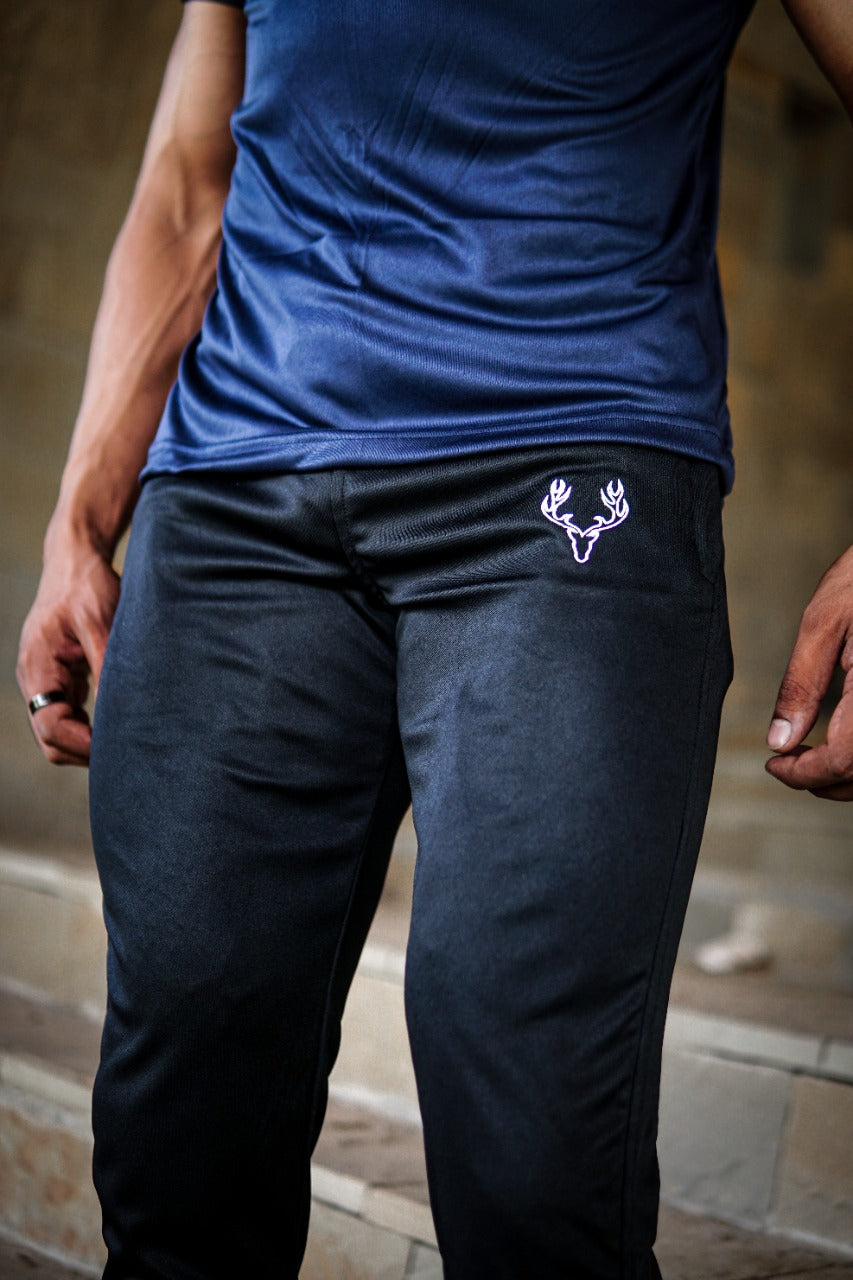 Stag Men Black Zipped Bottom trouser - Stag Clothing